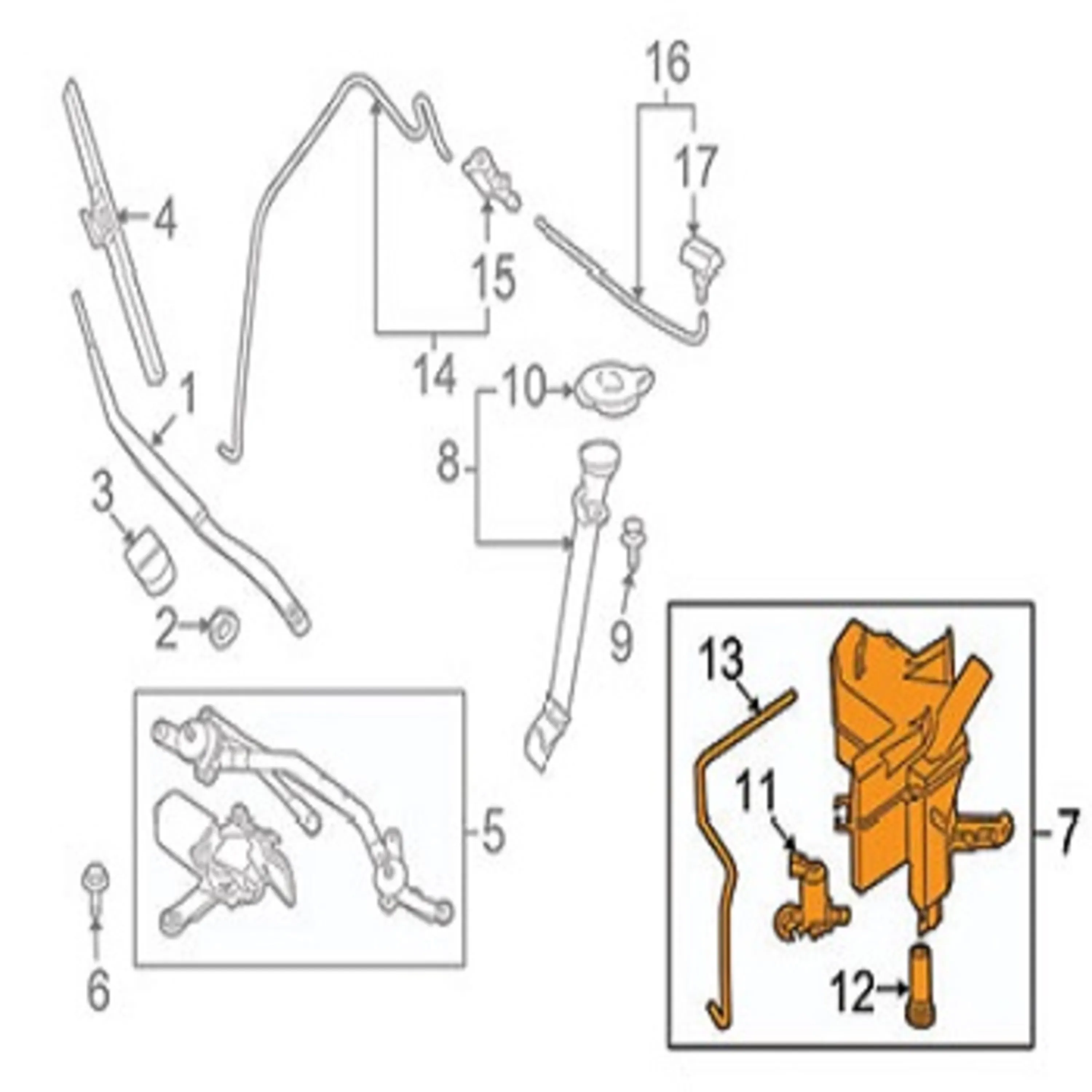 منبع شیشه شوی نیسان مورانو